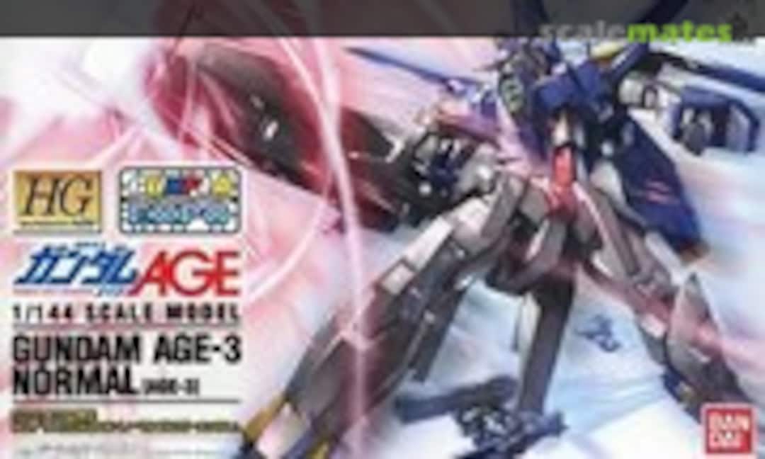 1:144 Gundam Age-3 Normal (Full Color Plated Ver.) (Bandai 0179651) 0179651