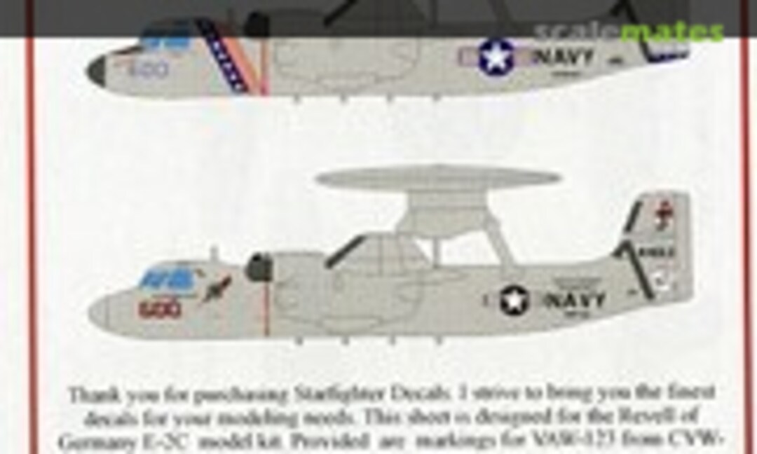 1:144 21st Century Hawkeyes (Starfighter Decals 144-133) 144-133