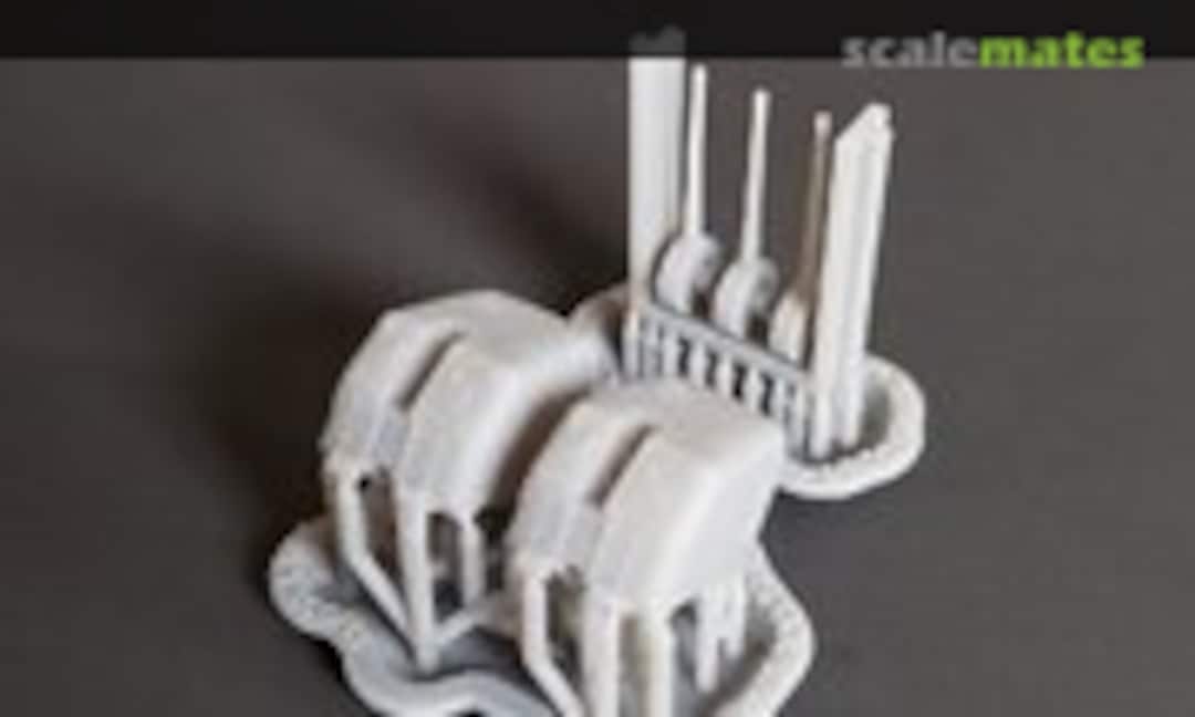 1:300 Destroyer Escort 5"/38 cal. Mounts (Mk.30 single mounts) (Model Monkey 300-5in38-DE) 300-5in38-DE