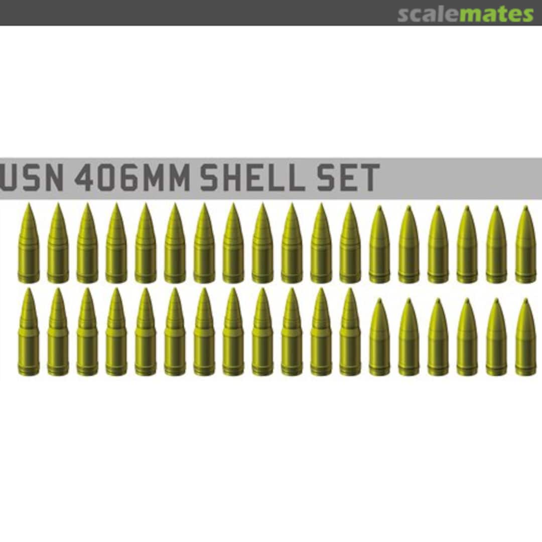Boxart WWII USN 406mm Main Gun Shell Set (MK5, MK8, MK13, 12pcs) MA35002 EPIC Hobby