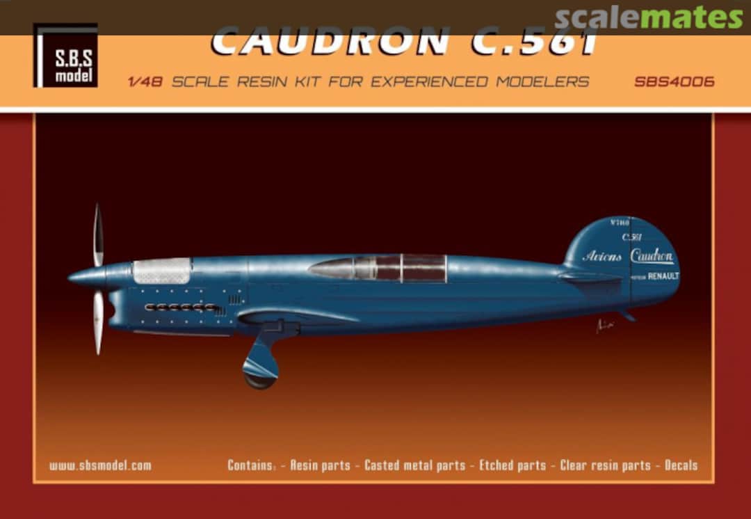 Boxart Caudron C.561 SBS4006 SBS Model Boxart Caudron C.561 SBS4006 SBS Model