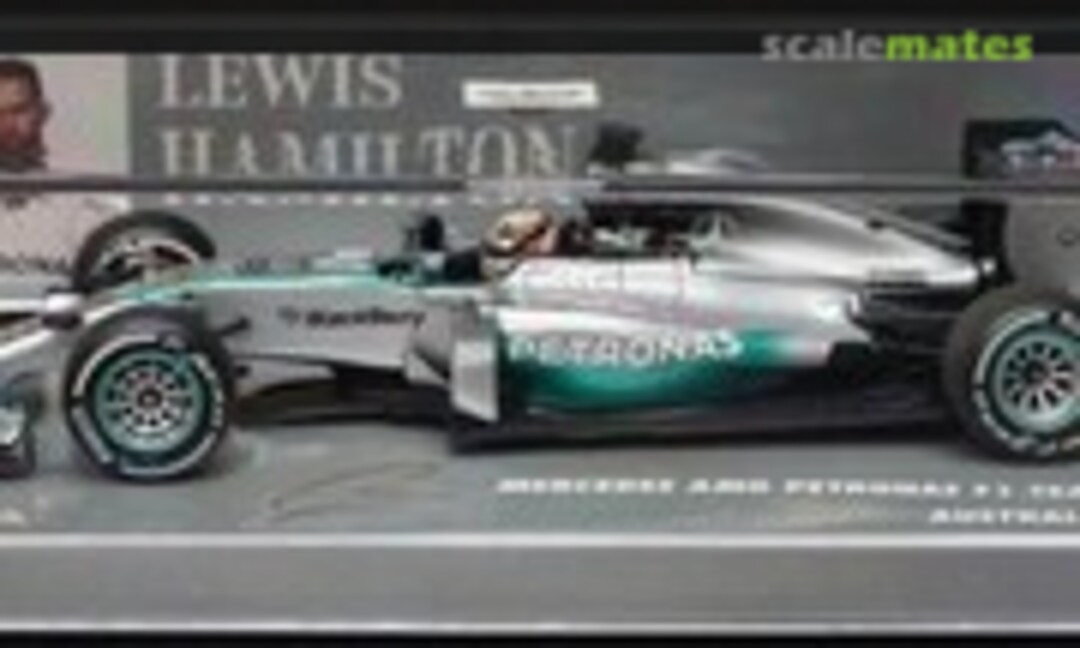 1:43 Mercedes AMG Petronas F1 Team W05 Lewis Hamilton Australian GP 2014 (Minichamps 410140044)