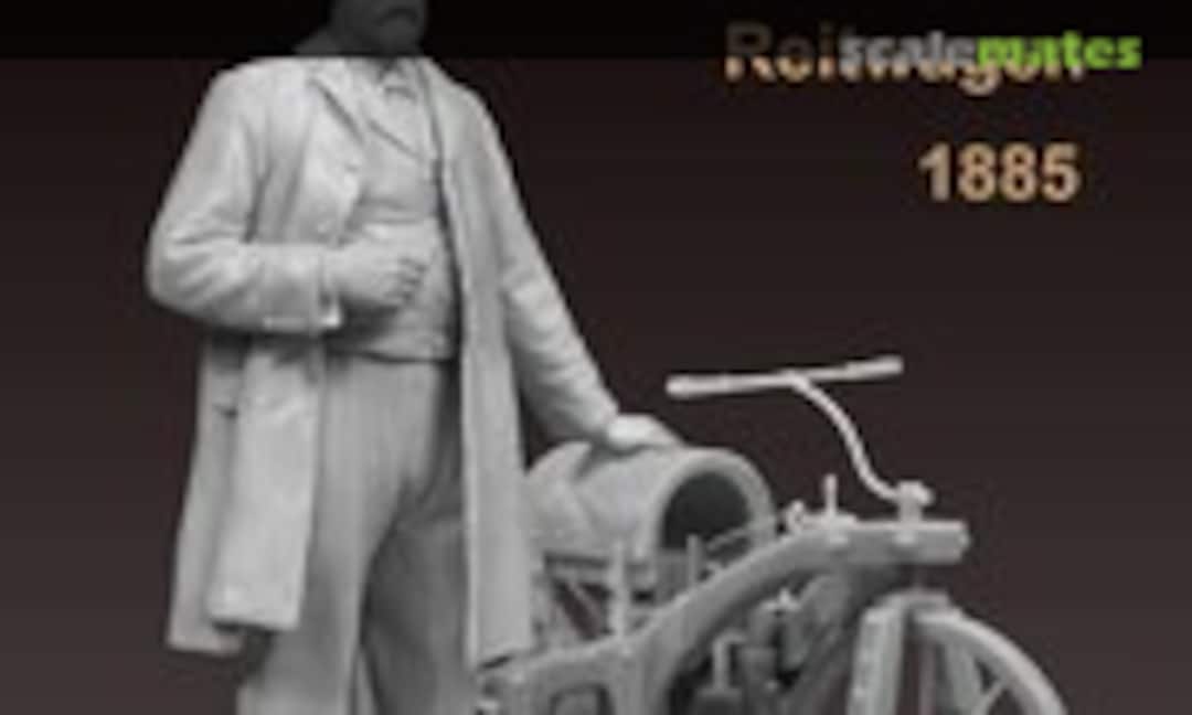 75mm Gottlieb Daimler and Petroleum Reitwagen, 1885 (Andrey Bleskin 75AB010) 75AB010