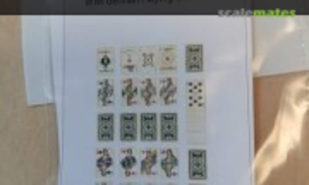 1::35 WWI German Playing Card Set (DioArt 308) 308