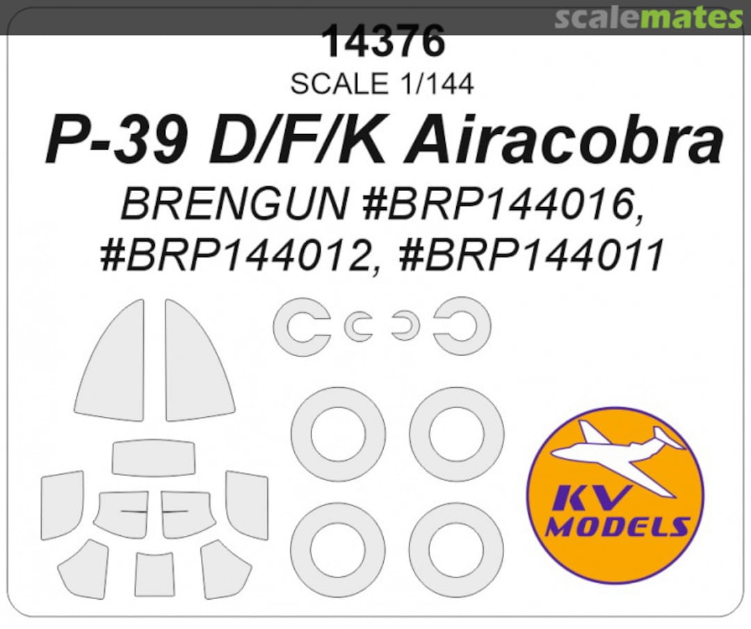 Boxart Bell P-39 Airacobra 14376 KV Models
