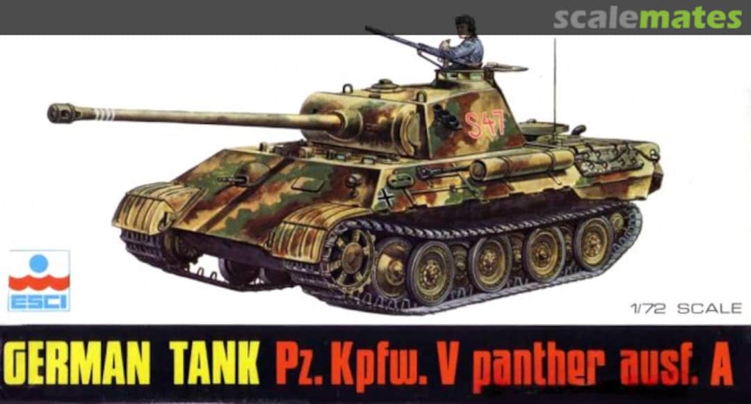 Boxart Pz.Kpfw. V Panther Ausf. A 8026 ESCI Boxart Pz.Kpfw. V Panther Ausf. A 8026 ESCI