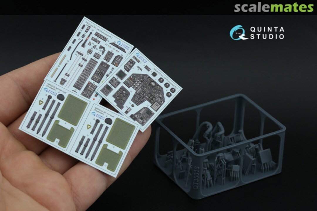 Contents AH-1W interior 3D decals (with 3D-printed resin parts) QD+35153 Quinta Studio Contents AH-1W interior 3D decals (with 3D-printed resin parts) QD+35153 Quinta Studio