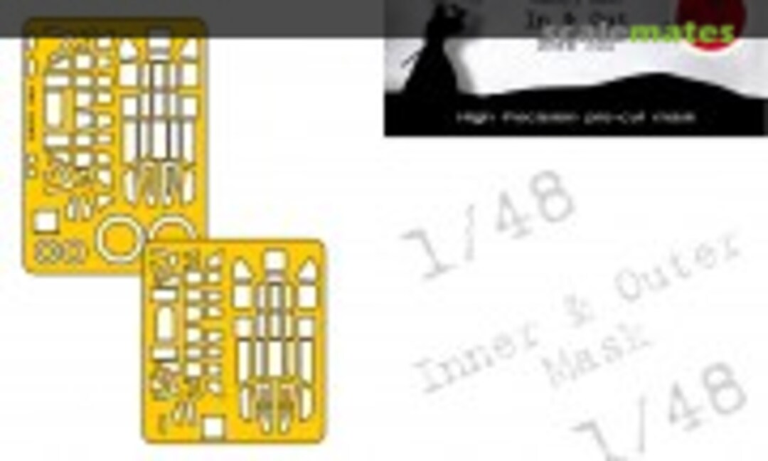 1:48 Douglas DB-7 B Boston III - In & Out Canopy Mask (DEAD Design Models NM48352) NM48352