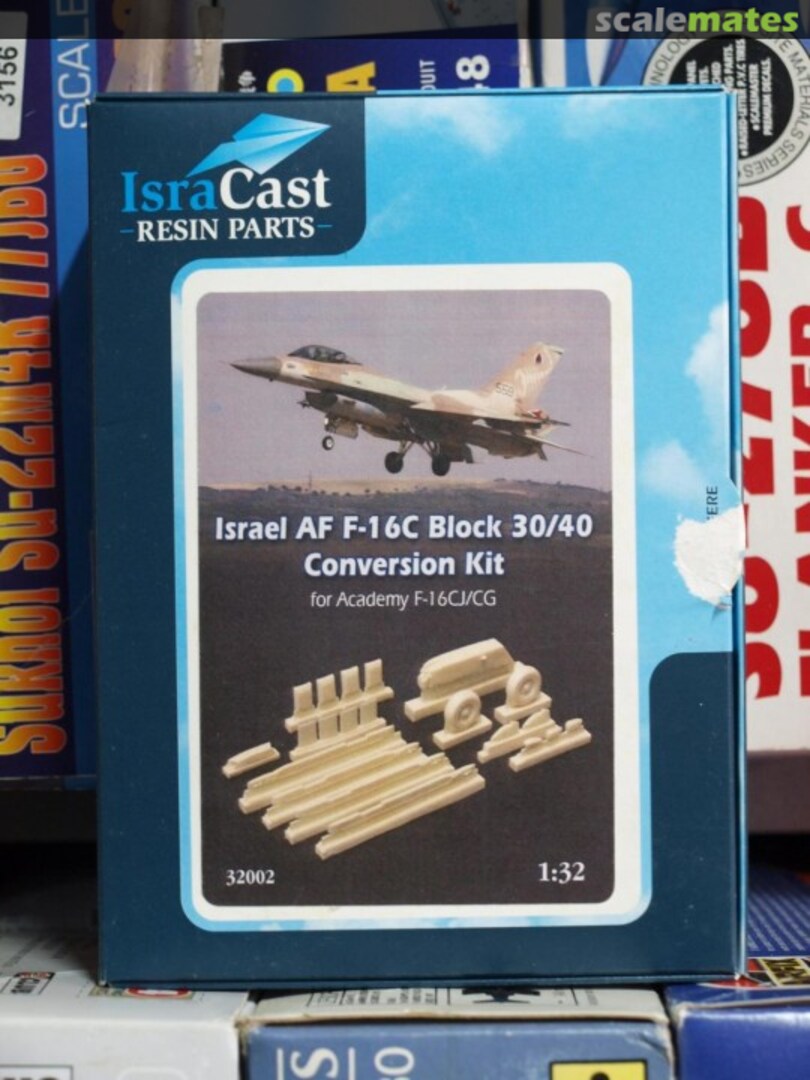 Boxart Israel AF F-16C Block 30/40 Conversion Kit 32002 IsraCast Boxart Israel AF F-16C Block 30/40 Conversion Kit 32002 IsraCast