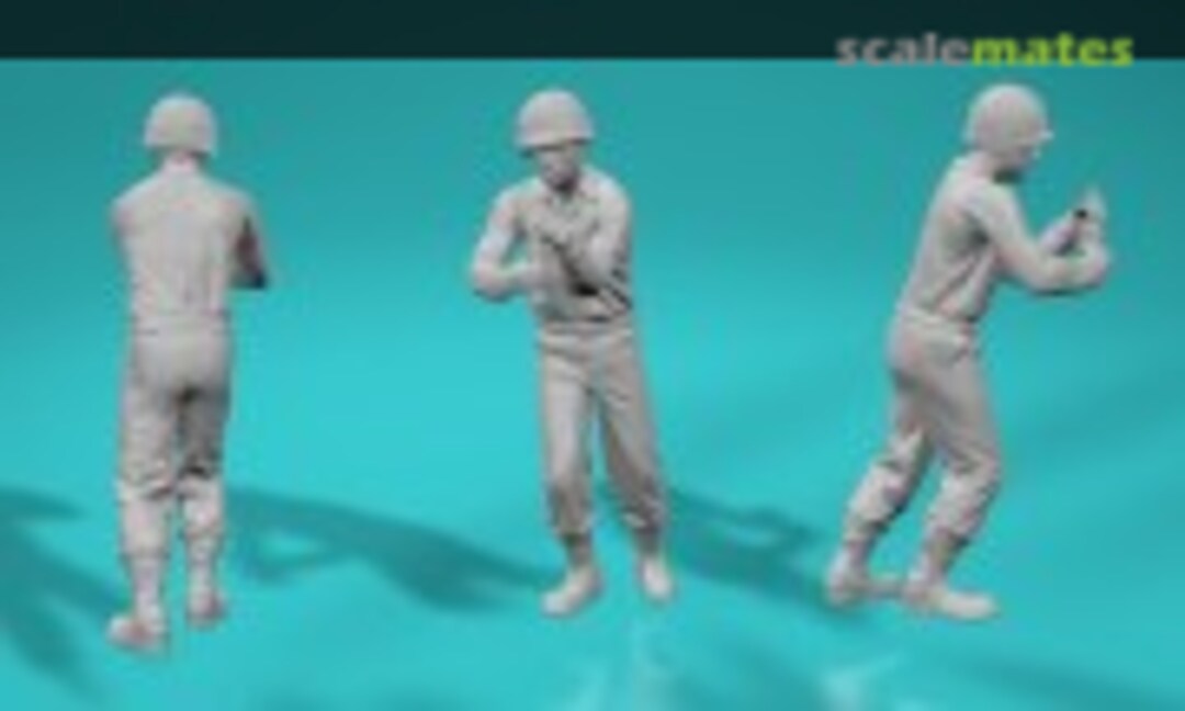 1:72 World War II Music - American Soldier - Pose No. 9 (EMP3d 99201204-72) 99201204-72