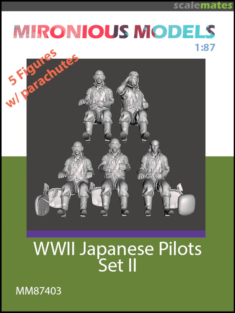 Boxart WWII Japanese Pilots Set II MM87403 Mironious Models Boxart WWII Japanese Pilots Set II MM87403 Mironious Models