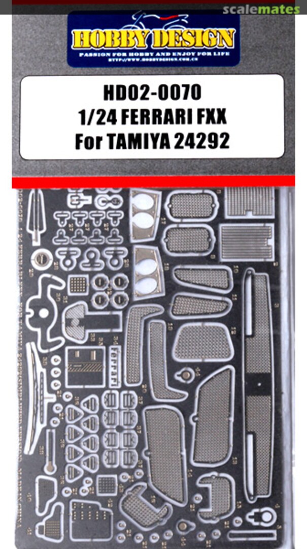 Boxart Ferrari FXX Grade Up set HD02-0070 Hobby Design Boxart Ferrari FXX Grade Up set HD02-0070 Hobby Design