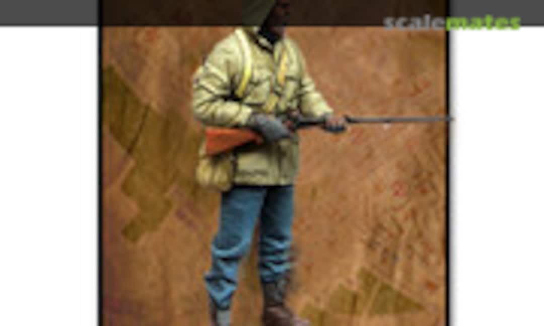 1:35 Stalker in Green Hoodie (Post Apocalyptic) (Evolution Miniatures EM-35121) EM-35121