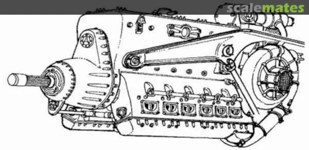 Boxart DB-603 - German engine of WWII 7066 CMK Boxart DB-603 - German engine of WWII 7066 CMK