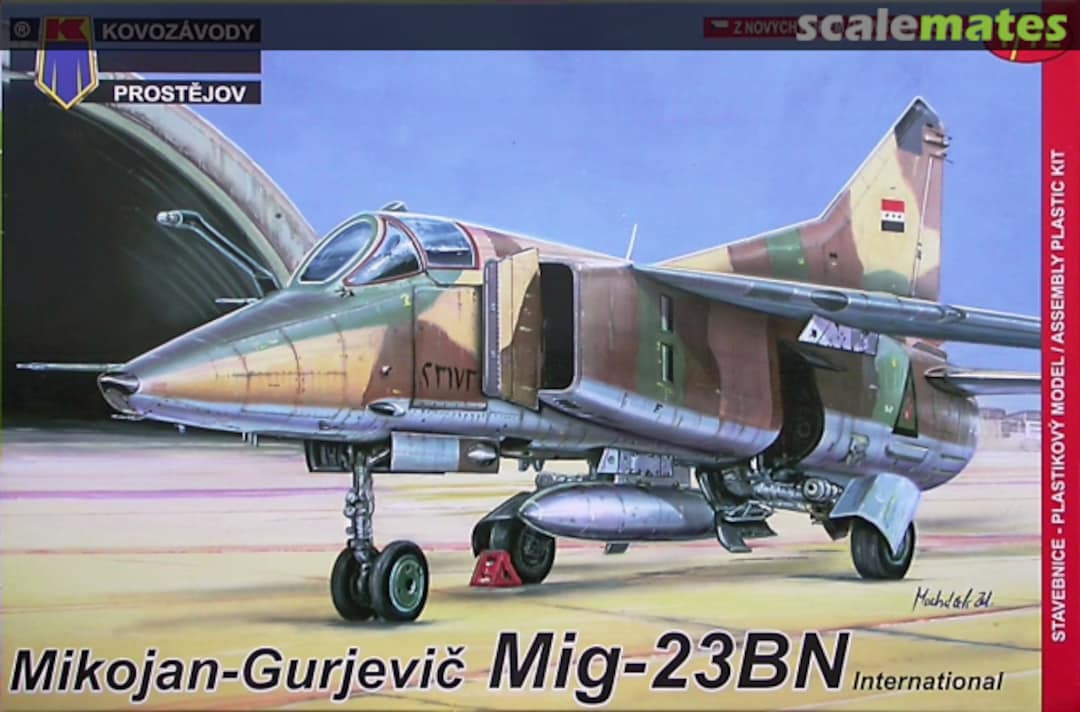Boxart MiG-23BN KPM0096 Kovozávody Prostějov Boxart MiG-23BN KPM0096 Kovozávody Prostějov