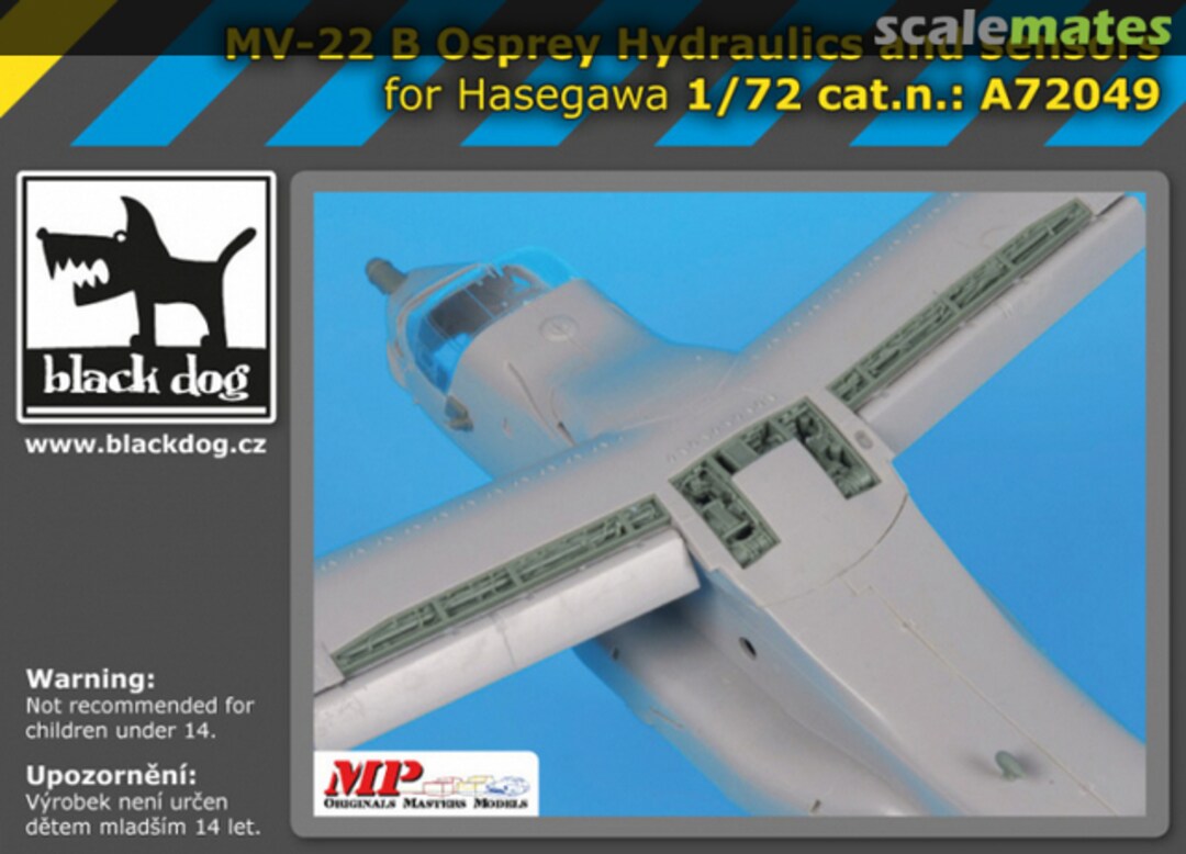 Boxart MV- 22B Osprey Hydraulics and sensors A72049 Black Dog Boxart MV- 22B Osprey Hydraulics and sensors A72049 Black Dog