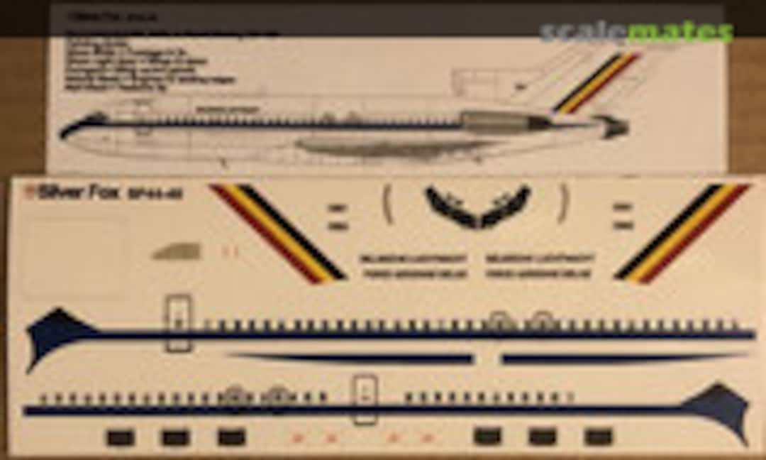 1:144 Boeing 727-100 (Belgian AF) (Silver Fox Decals SF44-40) SF44-40