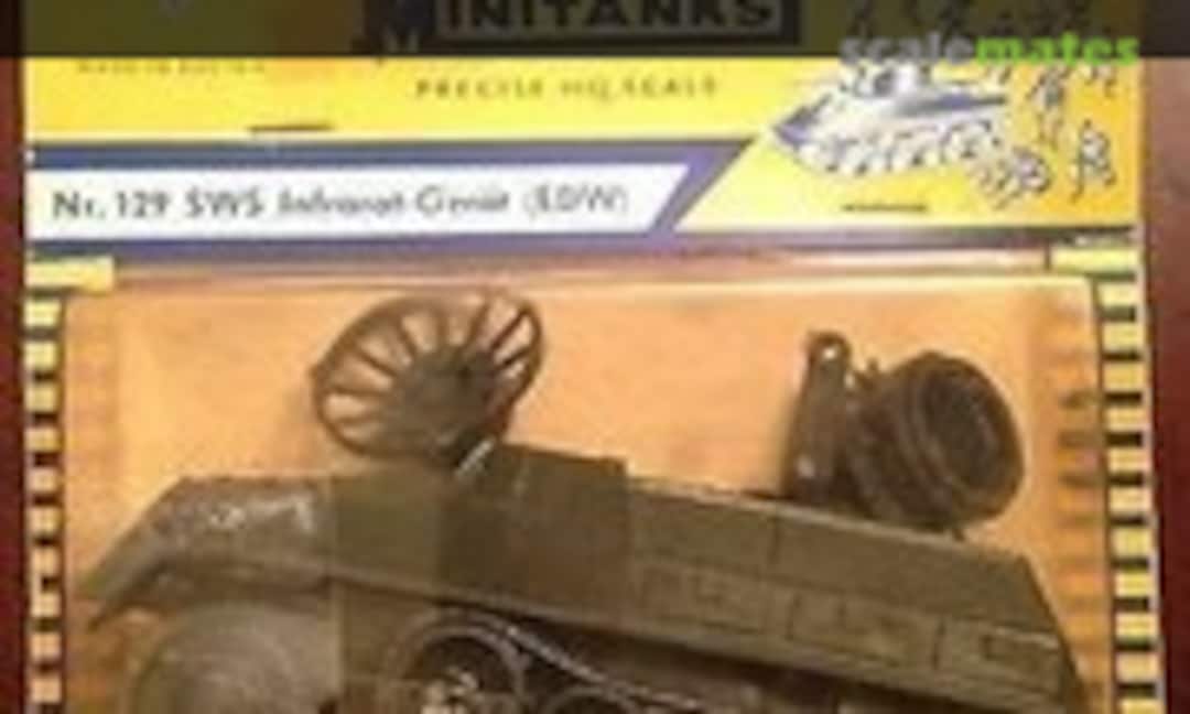 1:87 German Halftrack Infrared Searchlight (Roco Minitanks Z-129/30)