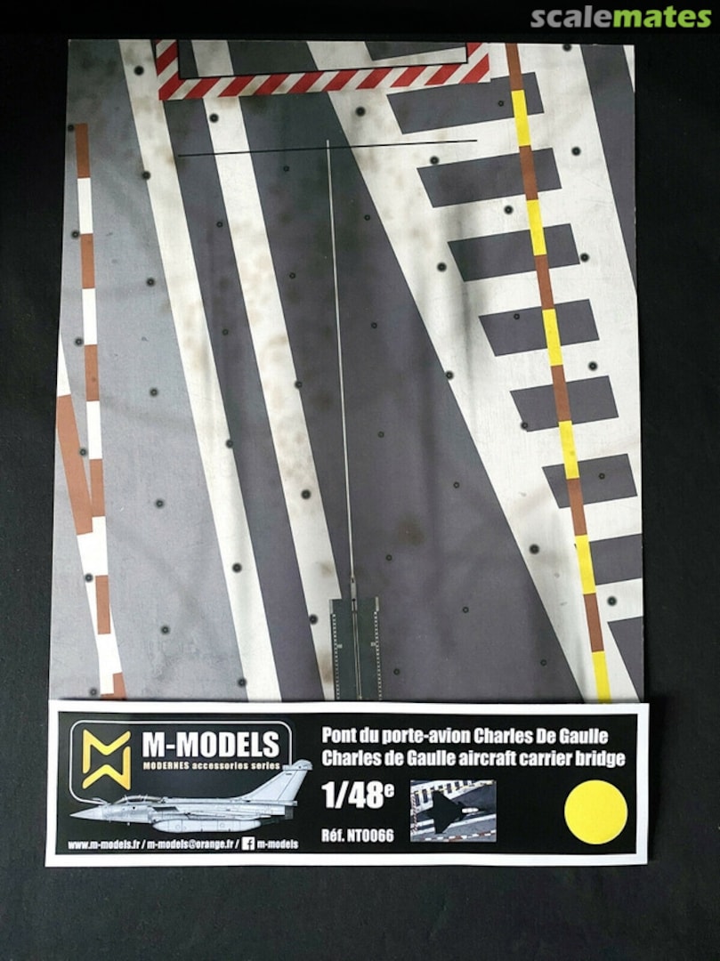 Boxart Pont du porte-avion Charles de Gaulle NT0066 M-Models Boxart Pont du porte-avion Charles de Gaulle NT0066 M-Models