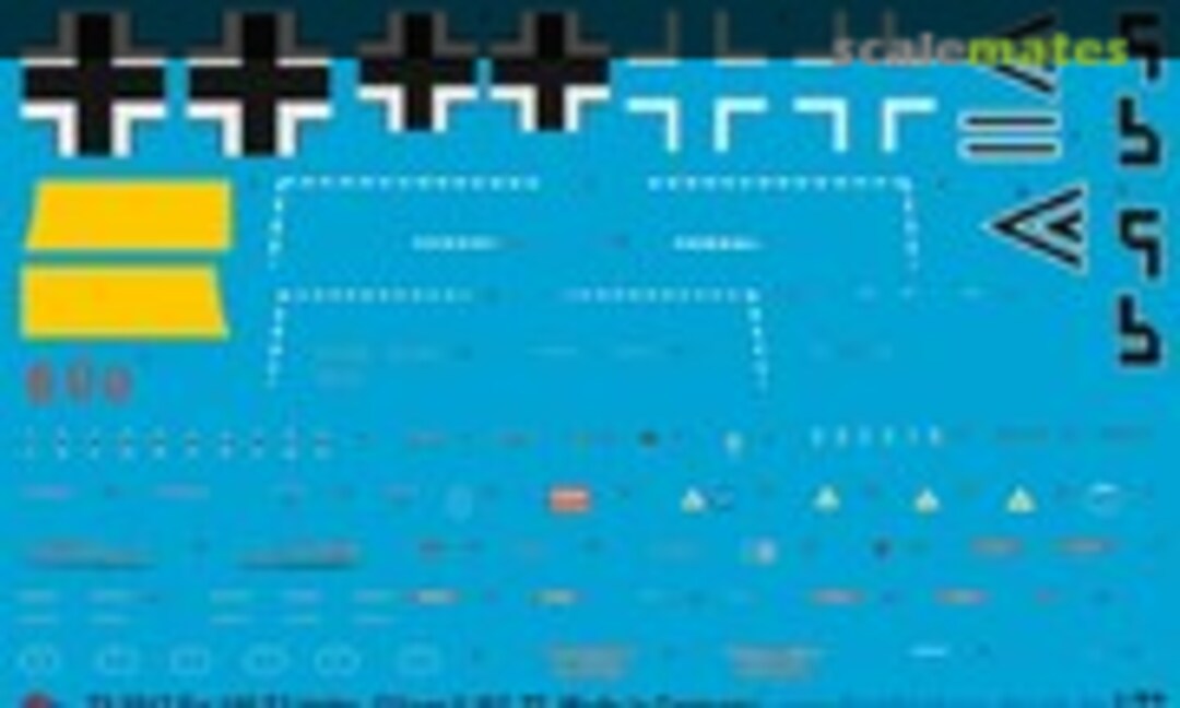 1:72 FW 190 F3 Hptm Gläser II.SG 77 (Peddinghaus-Decals 72 3517) 72 3517