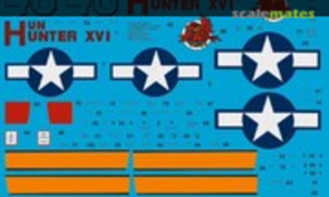 1:32 P-47 Hun Hunter XVI, Museumsmaschine Tennessee Air Museum (Peddinghaus-Decals 32 2142) 32 2142