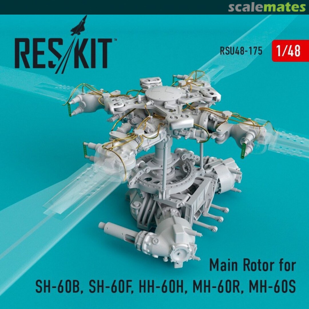 Boxart Main Rotor for Sikorsky SH-60B, SH-60F, HH-60H, MH-60R, MH-60S RSU48-0175 ResKit Boxart Main Rotor for Sikorsky SH-60B, SH-60F, HH-60H, MH-60R, MH-60S RSU48-0175 ResKit