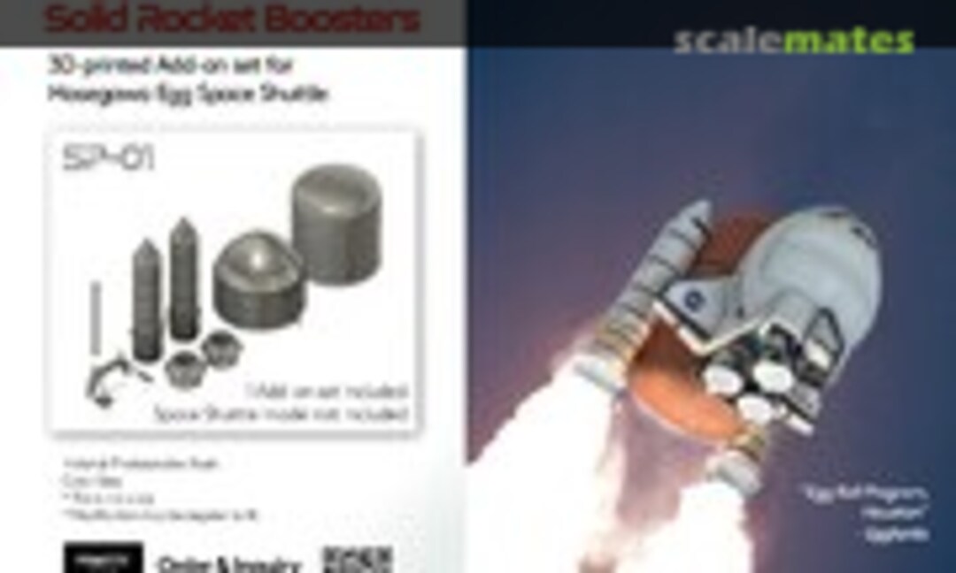 1:Egg Eggplane Space Shuttle External Tank and Boosters add-on kit (Pretty Messy Studio SP-01) SP-01