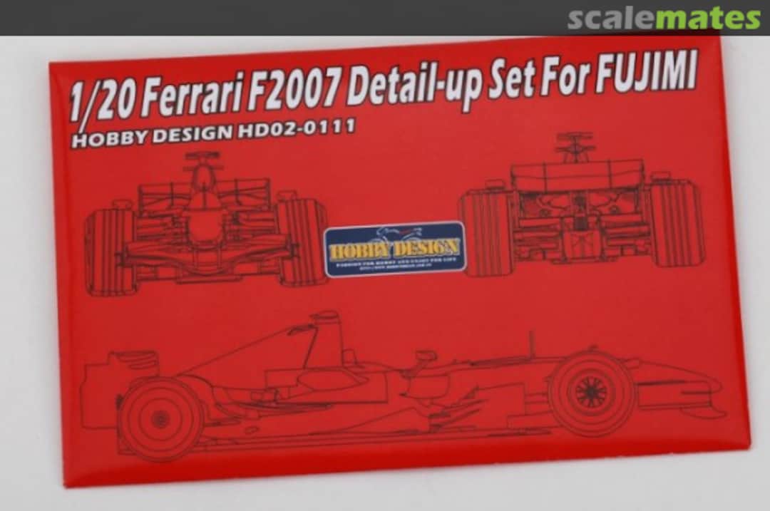Boxart Ferrari F2007 Detail-up Set for Fujimi HD02-0111 Hobby Design Boxart Ferrari F2007 Detail-up Set for Fujimi HD02-0111 Hobby Design