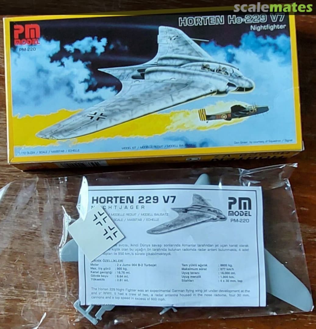 Contents Horten Ho-229 V7 PM-220 PM Model