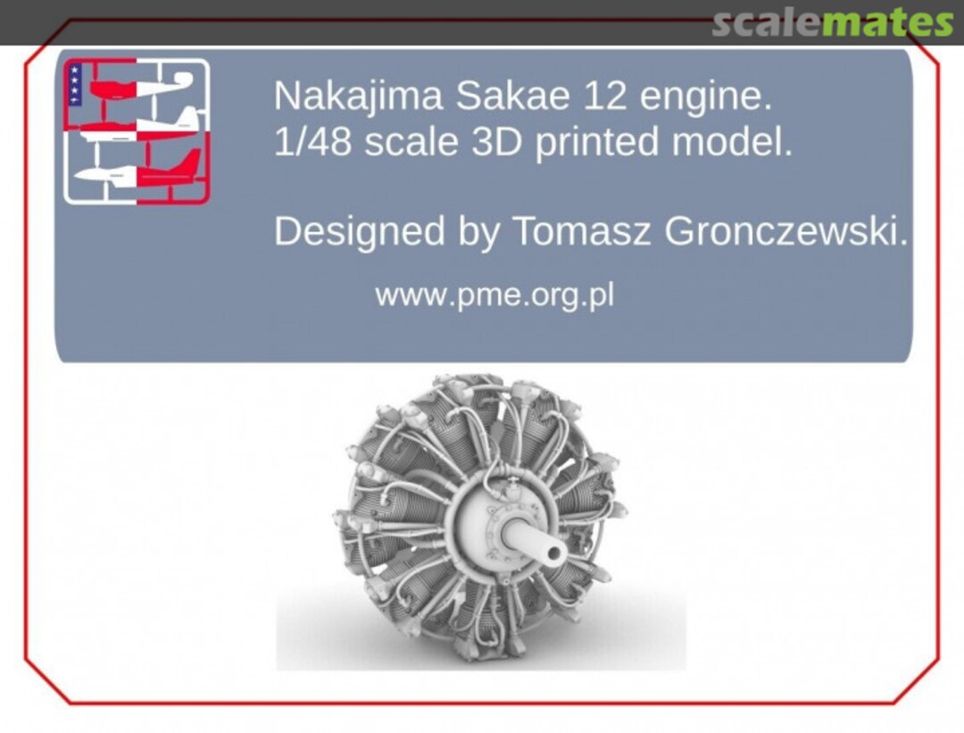 Boxart Nakajima Sakae 12 Engine Paru Modelarzy Eksperymentalnych (PME) Boxart Nakajima Sakae 12 Engine Paru Modelarzy Eksperymentalnych (PME)