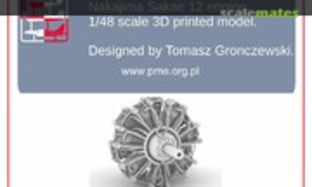 1:48 Nakajima Sakae 12 Engine (Paru Modelarzy Eksperymentalnych (PME) )