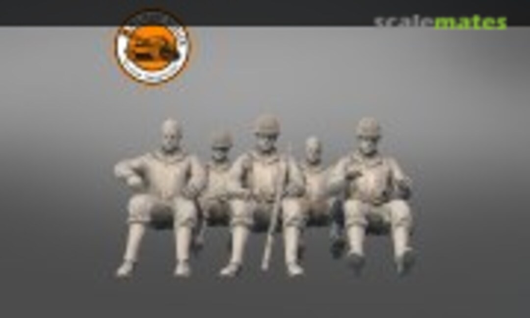 1:72 Soldiers of the 4th Infantry Division United States World War 2 Set 3 (Military Scales PMI0262B) PMI0262B