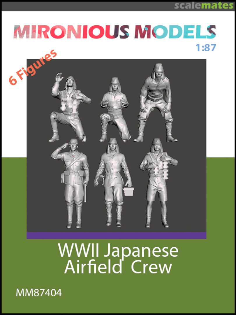 Boxart WWII Japanese Airfield Crew MM87404 Mironious Models Boxart WWII Japanese Airfield Crew MM87404 Mironious Models