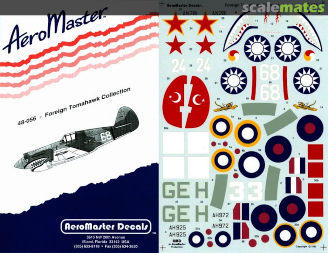 Boxart Foreign Tomahawk Collection 48-056 AeroMaster Boxart Foreign Tomahawk Collection 48-056 AeroMaster