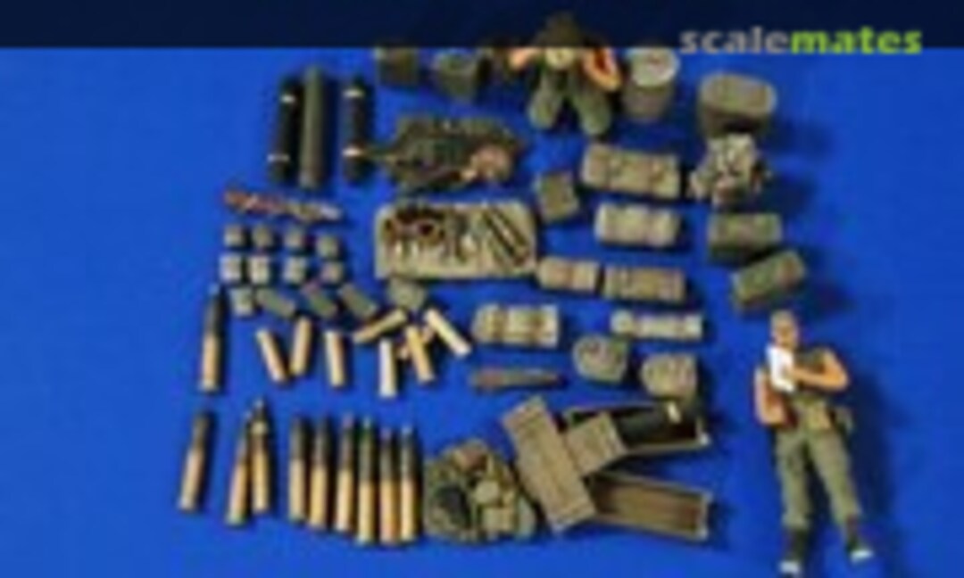 1:35 105 Howitzer Vietnam Ammo-Crew-Gear (Verlinden Productions 2760) 2760