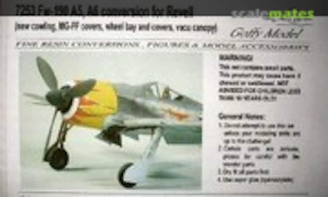 1:72 Fw-190 A5, A6 conversion for Revell (Goffy Model 7253) 7253