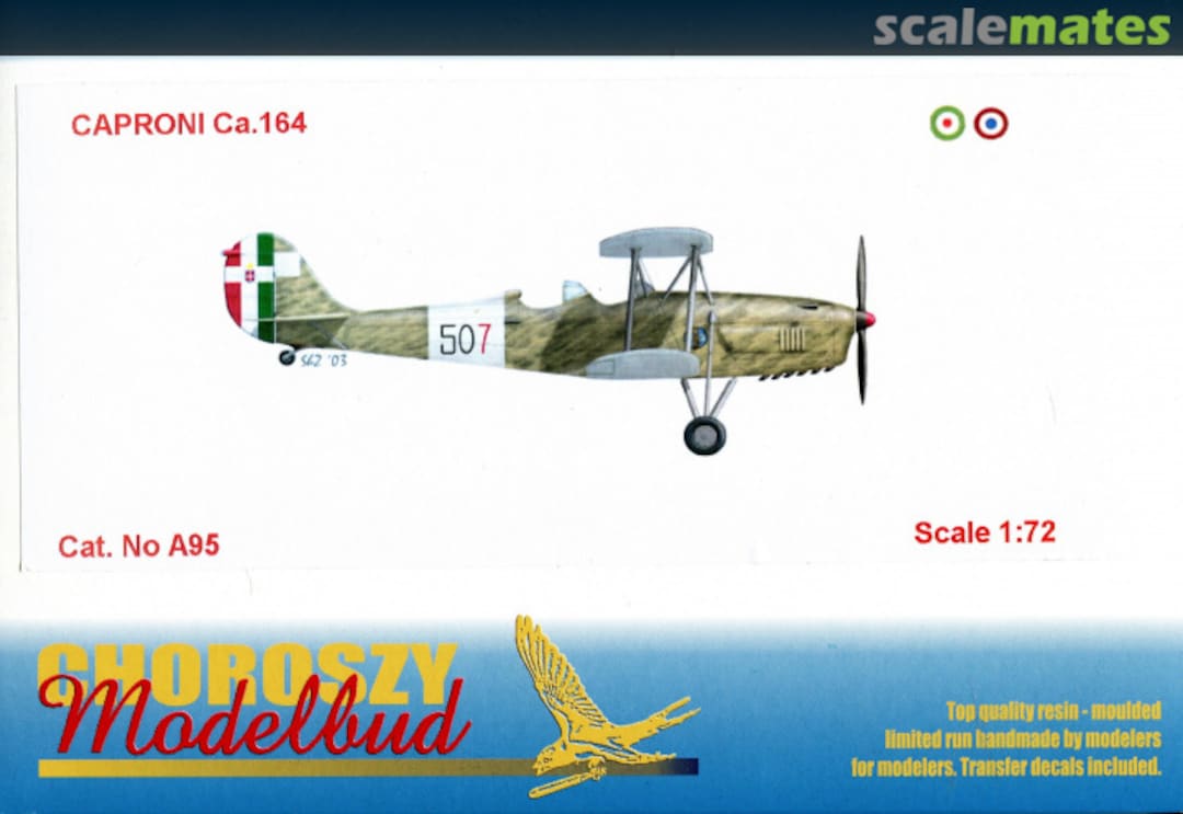 Boxart Caproni Ca.164 A95 Choroszy Modelbud Boxart Caproni Ca.164 A95 Choroszy Modelbud