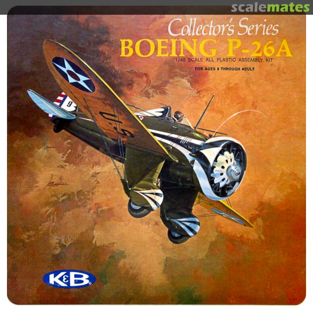 Boxart Boeing P-26A 1115-200 K&B Boxart Boeing P-26A 1115-200 K&B