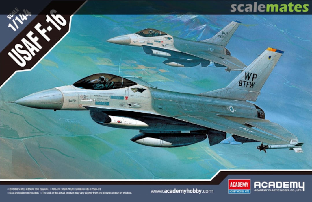 Boxart USAF F-16 Fighting Falcon 12610 Academy
