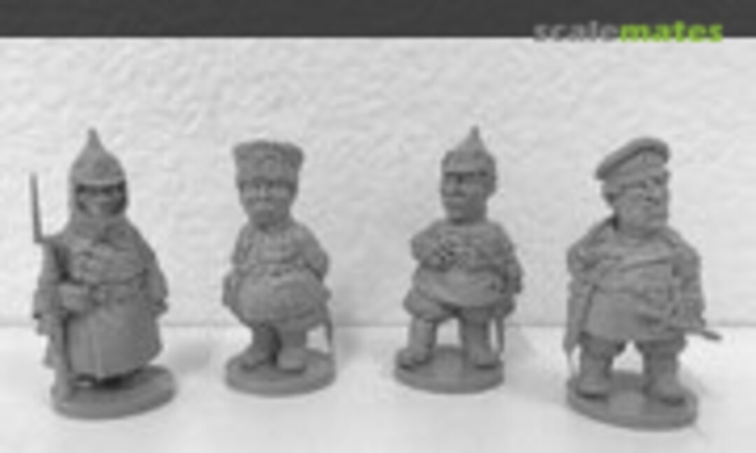 50mm Russian Civil War. Set №1 (Red Army) (Chronos Miniatures BIK-50.17) BIK-50.17
