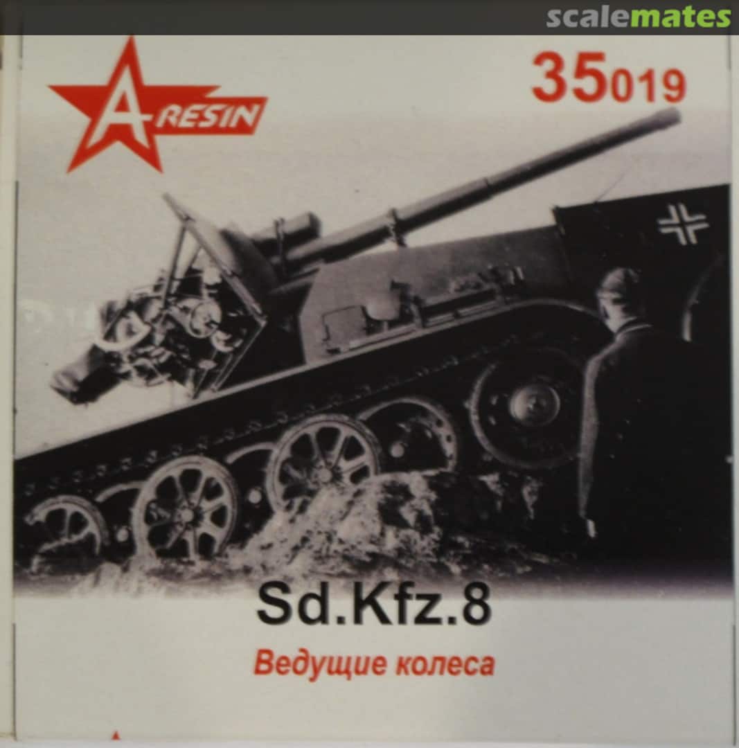 Boxart Sd.kfz.8 Sprocket Wheels 35019 A-Resin Boxart Sd.kfz.8 Sprocket Wheels 35019 A-Resin