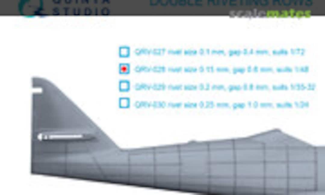 1:48 Double Riveting Row (Quinta Studio QRV-028) QRV-028