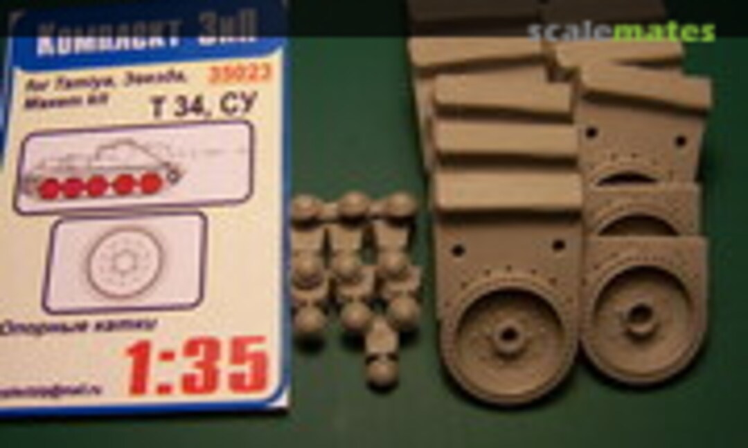 1:35 Basic wheels for Т-34, SU (Komplekt Zip 35023)