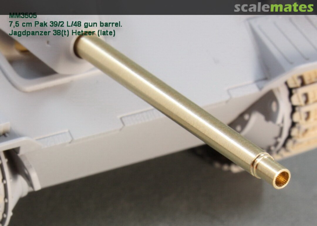 Boxart 7.5 cm Pak 39/2 L/48 gun barrel Jagdpanzer 38(t) Hetzer (late) MM3505 Magic Models Boxart 7.5 cm Pak 39/2 L/48 gun barrel Jagdpanzer 38(t) Hetzer (late) MM3505 Magic Models