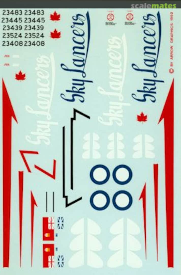 Boxart Canadair Sabre - Mark 5 F-5-48 Arrow Graphics Boxart Canadair Sabre - Mark 5 F-5-48 Arrow Graphics