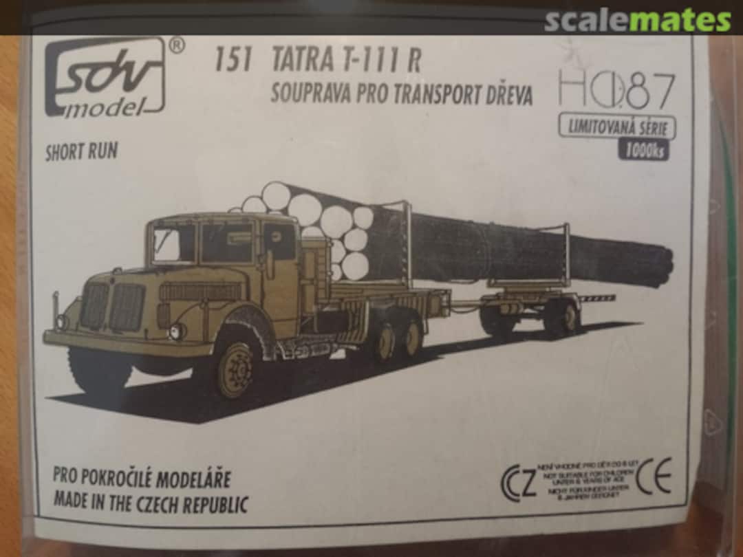 Boxart Tatra T-111 R 151 SDV Model Boxart Tatra T-111 R 151 SDV Model