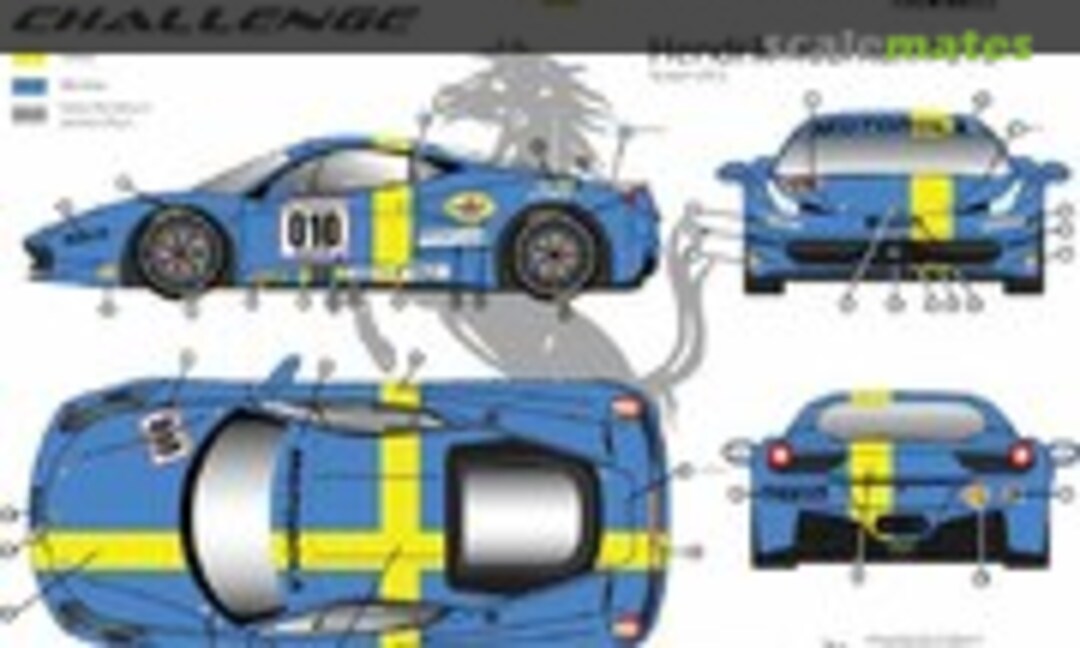 1:24 Ferrari 458 "PENNZOIL" (FFSMC Productions C 24-012) C 24-012