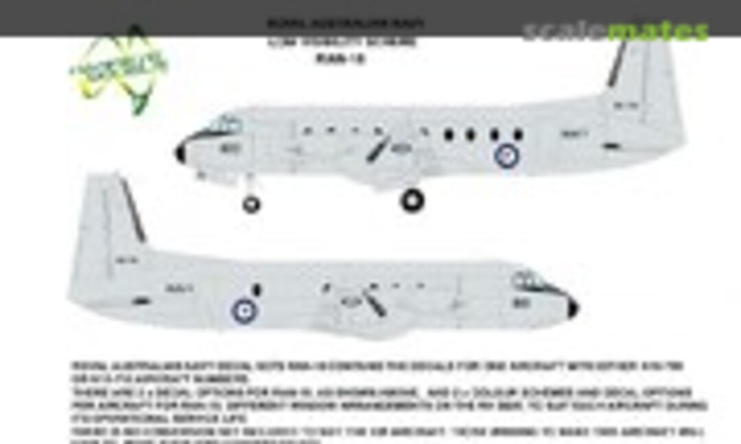 1:72 RAN, Hawker Siddeley HS.748, VC-723, Low Viz (Hawkeye Models RAN-18) RAN-18