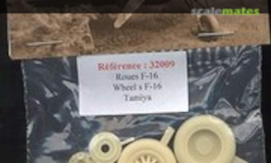 1:32 Wheels F-16 (Contact-Resine CR 32009) CR 32009