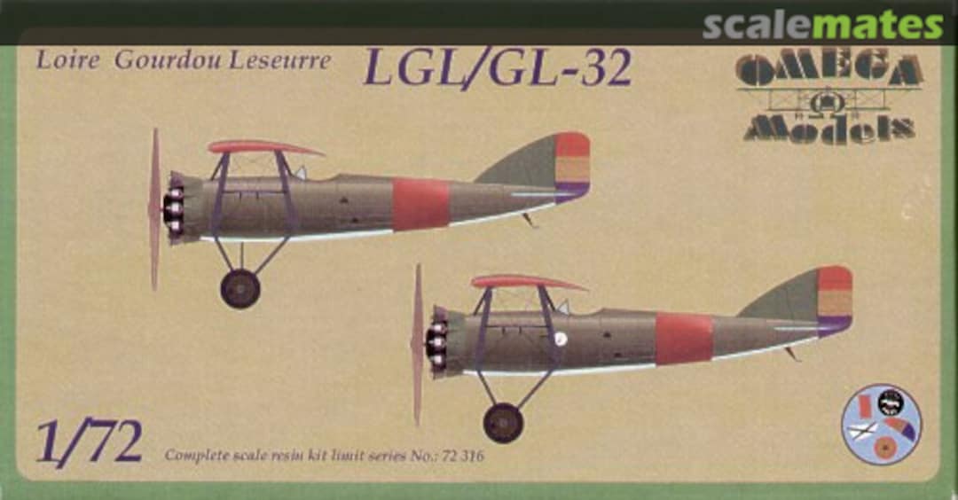 Boxart Loire Gourdou Leseurre LGL/GL-32 72316 Omega Models Boxart Loire Gourdou Leseurre LGL/GL-32 72316 Omega Models